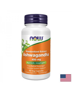 Ашваганда Стрес, енергия и психическо равновесие 450 mg, 90 капсули