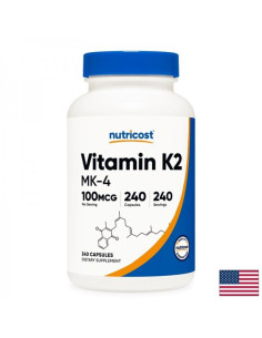 Витамин K2 Здрави кости и съдове 100 µg, 240 капсули