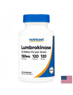 Лумброкиназа Сърдечно-съдово здраве и добро кръвообращение 150 mg, 120 капсули