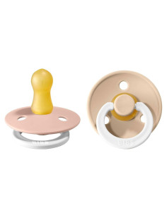 Залъгалки BIBS Colour Glow in the Dark, Латекс, 0-18 месеца, 2 бр. 2