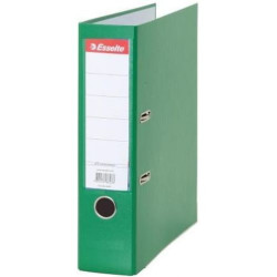 Класьор Esselte Eco - А4, 7.5 cm, РР, метален кант, сменяем етикет, зелен