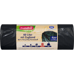 Торби за смет nature с дръжки, 60L, 20 бр.