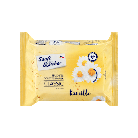 Влажна тоалетна хартия Classic лайка, 70 бр.
