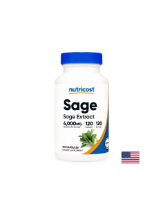 Салвия (градински чай) При обилно потене 400 mg, 120 капсули