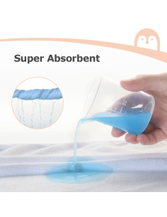 Бебешки комплект за баня Momcozy хавлии с качулка и кърпи, 8 части 2