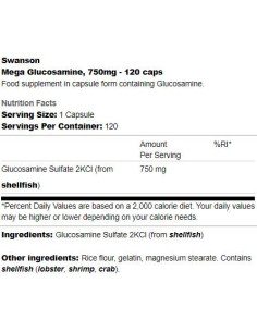Mega Glucosamine 750 mg 2
