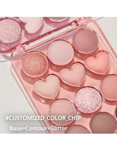 Colorgram PIN POINT EYESHADOW PALETTE 01 PEACH+CORAL 2