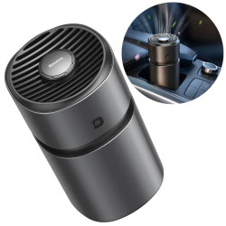 Ароматизатор за автомобил с вентилатор - Baseus Breeze Fan Air Freshener for Vehicles (SUXUN-AWF01) (тъмносив)