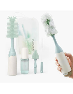 Комплект силиконови четки за шишета и биберони Momcozy