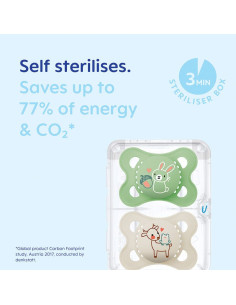 Залъгалка MAM Original I Love Daddy, 2 бр., 2-6 м. 2