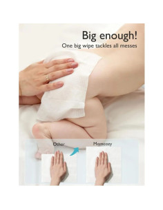 Бебешки мокри кърпи Momcozy, 60 бр. 2