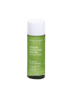 Mary-May Vegan Cica Tea Tree AHA PHA Blemish Toner 30ml MINI