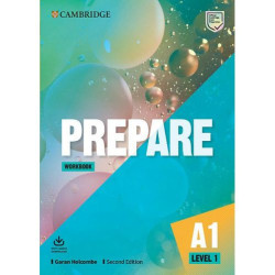 Prepare! Level 1 Workbook with Audio Download (2nd edition) / Английски език - ниво 1: Учебна тетрадка с аудио