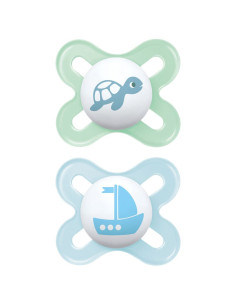 Залъгалка MAM Start Cute, 0-2 м., 2 бр.