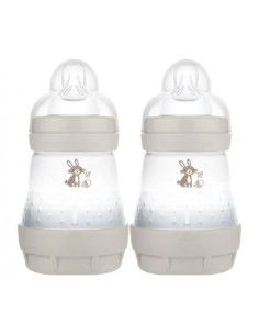 Бебешко шише Mam Easy Start Anti Colic Bottle Nature, 160 ml, 2бр.