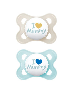 Залъгалка MAM Original I Love Mummy, 2-6 м., 2 бр.