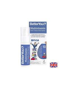 Мултивитамини за деца За нормален растеж, енергия и имунна защита 25 ml, орален спрей, 128 дози