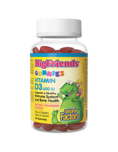 BigFriends Vitamin D3 for Kids 600 IU