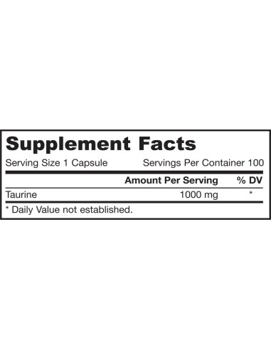 Taurine 1000 mg