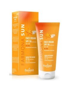 Слънцезащитен Крем за Лице с висока защита SPF 50 UVA/UVB Farmona Sun Oil Free