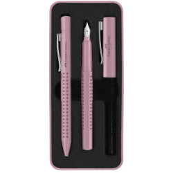 Химикалка и писалка Faber Castell Grip 2010 - Розови сенки