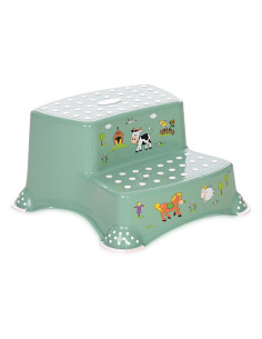 Детско двойно стъпало за баня Lorelli Farm, Nordic Green