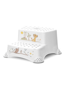 Lorelli - Двойно стъпало за баня, бяло Цар Лъв