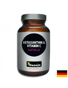 Астаксантин 8 mg + Витамин C 500 mg Клетъчна защита и антиоксидантна подкрепа 60 капсули