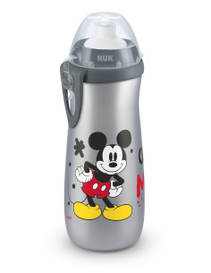 NUK Sports cup Mickey, 450мл., 24+мес. Сиво САМО ЗА ОНЛАЙН МАГАЗИНИ
