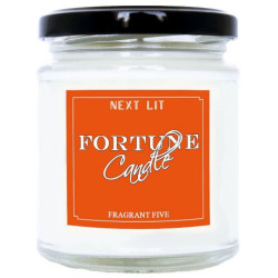 Ароматна свещ с късметче Next Lit Fortune Candle - Fragrant Five, на английски