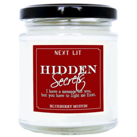 Ароматна свещ Next Lit Hidden Secrets - Ще ставаш баба, на български език