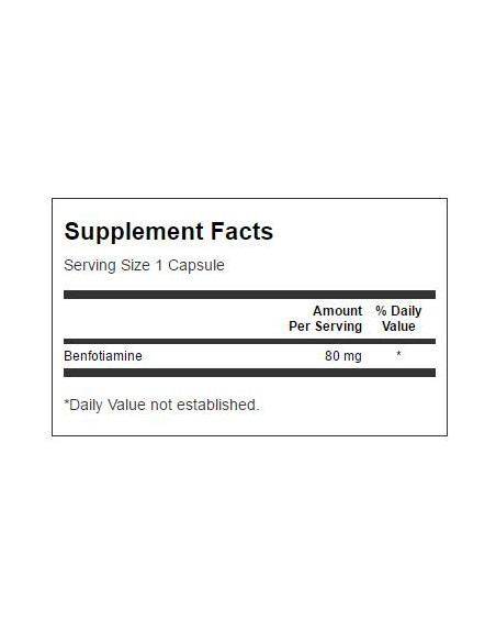 Benfotiamine 80 mg