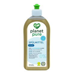 Препарат за съдове без аромат, Planet Pure, 500 мл