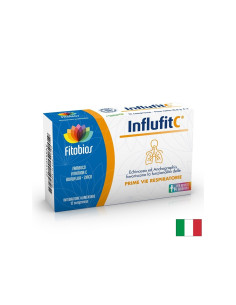 Influfit C Ехинацея 400 mg + Андрографис 300 mg + Витамин C 80 mg Имунна защита при настинки и вируси 12 таблетки