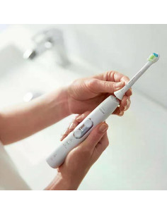 Philips Sonicare Комплект звукочестотни четки за зъби ProtectiveClean 6100, бели (2 броя) HX6877/34 2
