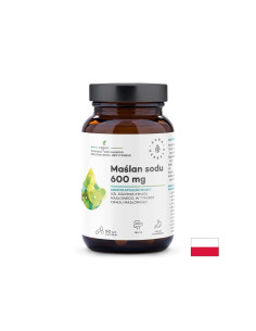 Натриев бутират Поддържа здрава чревна лигавица и микрофлора 300 mg, 90 капсули