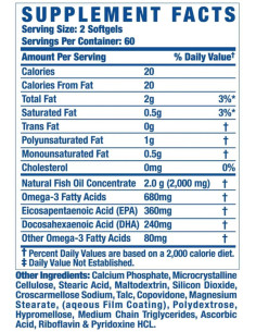 Omega-3 XS Fish Oil Softgels 2