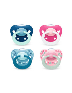 Силиконова залъгалка Nuk Signature, 6-18м, асортимент