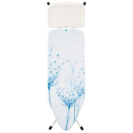 Дъска за гладене Brabantia - Cotton Flower, 124 x 45 cm с поставка за парогенератор