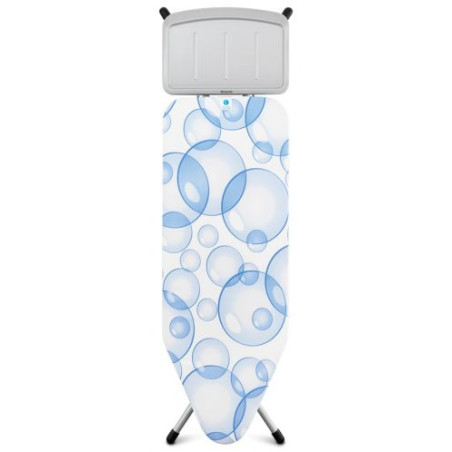 Дъска за гладене Brabantia - PerfectFlow Bubbles, 124 x 45 cm с поставка за парогенератор