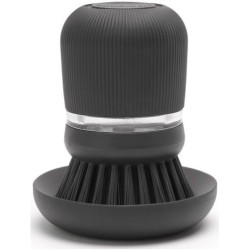 Четка с дозатор за препарат за съдове Brabantia - SinkSide Dark Grey
