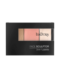 Скулптор палитра Бронзант Хайлайтър и Руж Isadora Face Sculptor 3in1 Palette 2