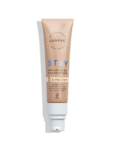 Веган Дълготраен Фон дьо тен с минерален SPF 30 Lumene Stay Weightless Foundation 2