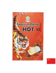 Загряващ пластир XL с капсаицин При болки в гърба, кръста и мускулите 1 брой, 12см х 18см