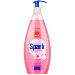 Препарат за съдове с помпа Sano - Spark Almond, 1 L