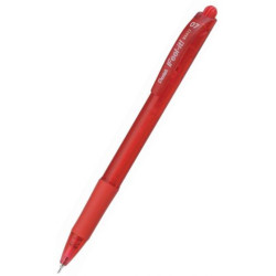 Автоматична химикалка Pentel BX417 - Feel It, 0.7 mm, червен