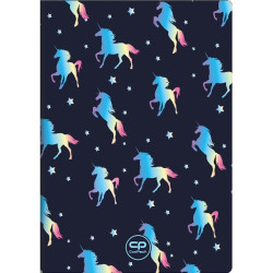 Тетрадка А5 Coolpack мека корица PP 60 л. ред Blue unicorn