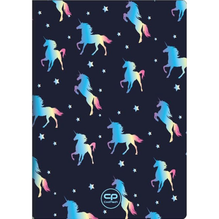 Тетрадка А5 Coolpack мека корица PP 60 л. ред Blue unicorn