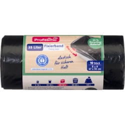 Торби за смет с фиксираща връзка, 35 L, 10 бр.