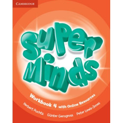 Super Minds Level 4 Workbook with Online Resources / Английски език - ниво 4: Учебна тетрадка с допълнителни материали